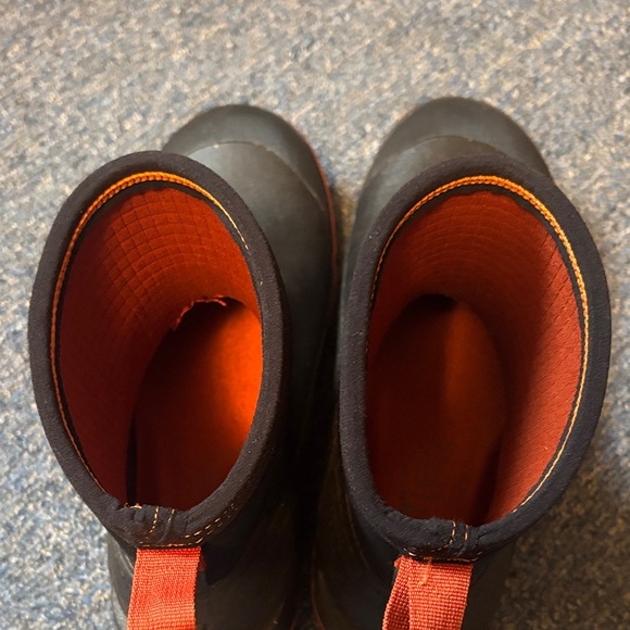 Simms Black and Orange Deck Boots main image 4